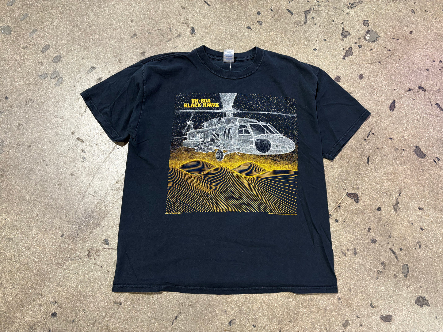 Black Hawk Tee - Black Size XL