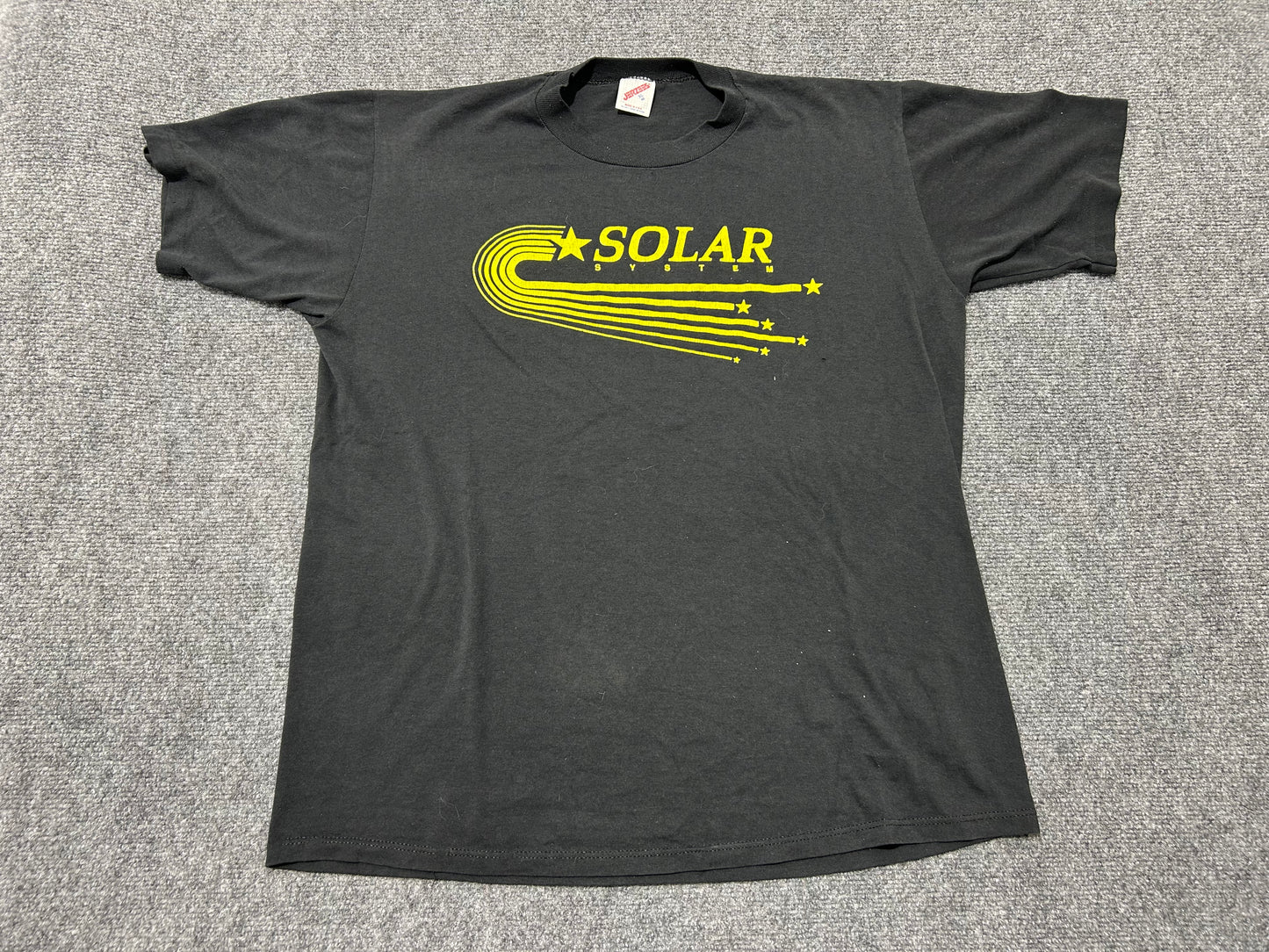 Solar System Tee - Black/Yellow Size XL