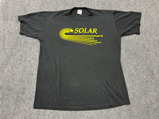 Solar System Tee - Black/Yellow Size XL