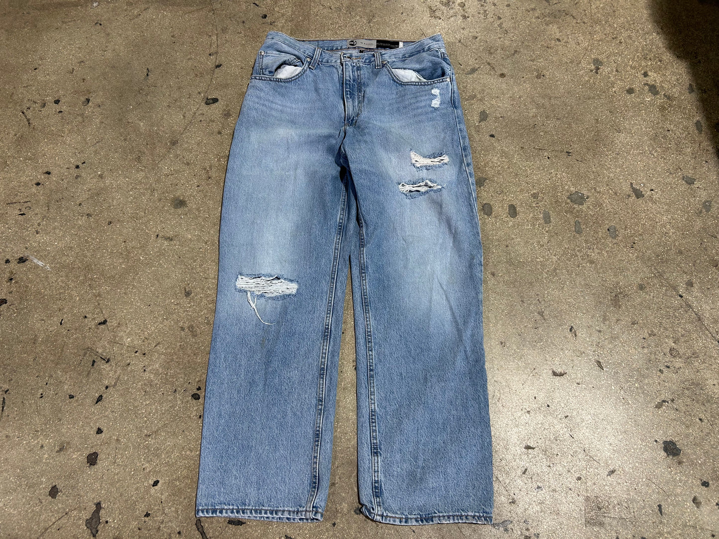 Distressed Levis Silvertab Jeans - Blue Size 31x31 (con)