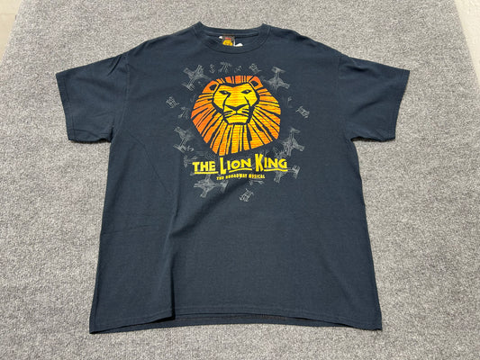 The Lion King Broadway Musical Tee - Black Size XL