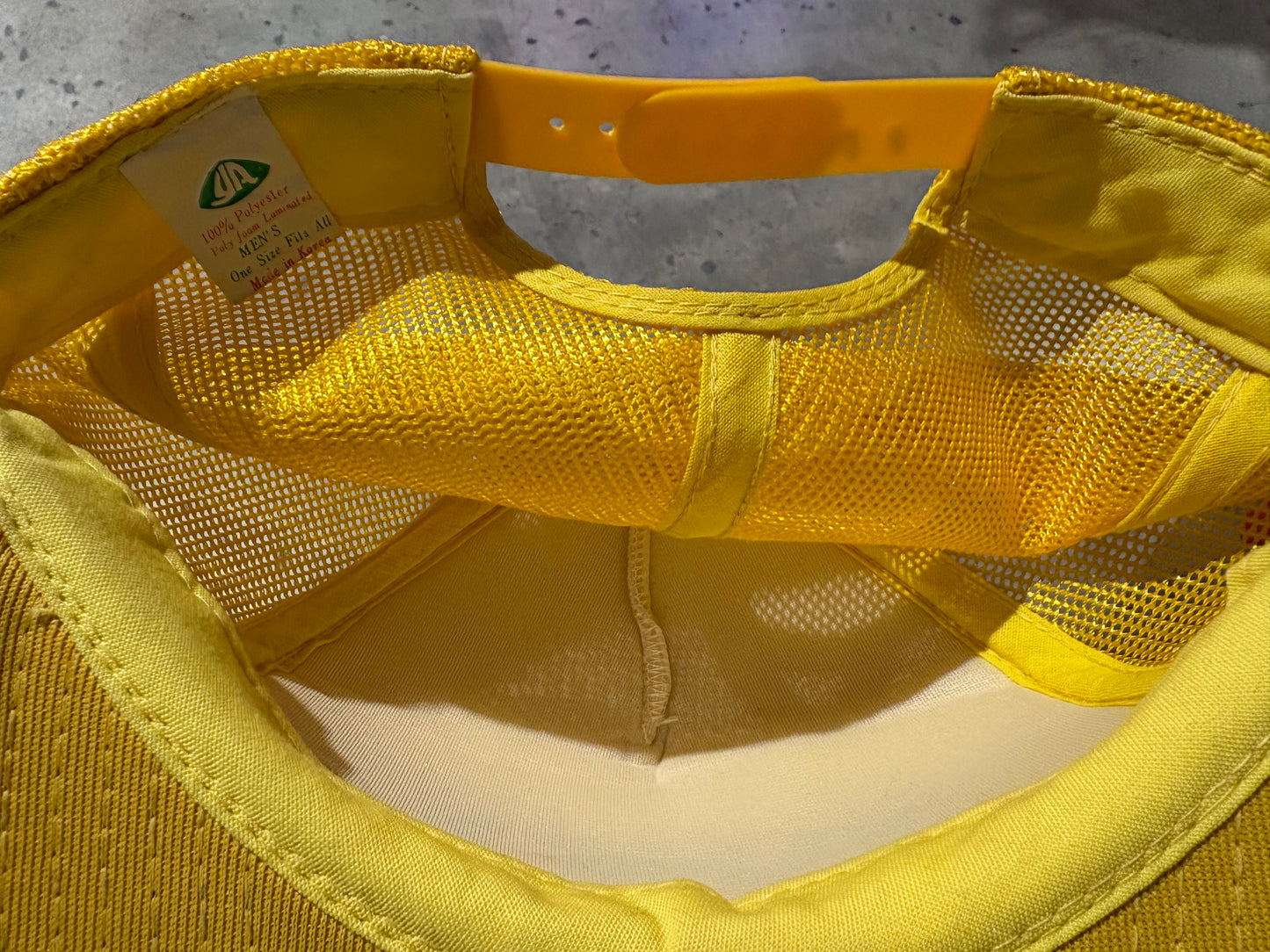 Sony Video Scope Trucker hat - Yellow / White