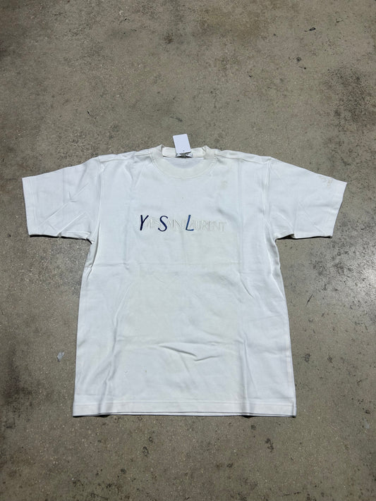 Yves Saint Laurent Tee - White Size Large