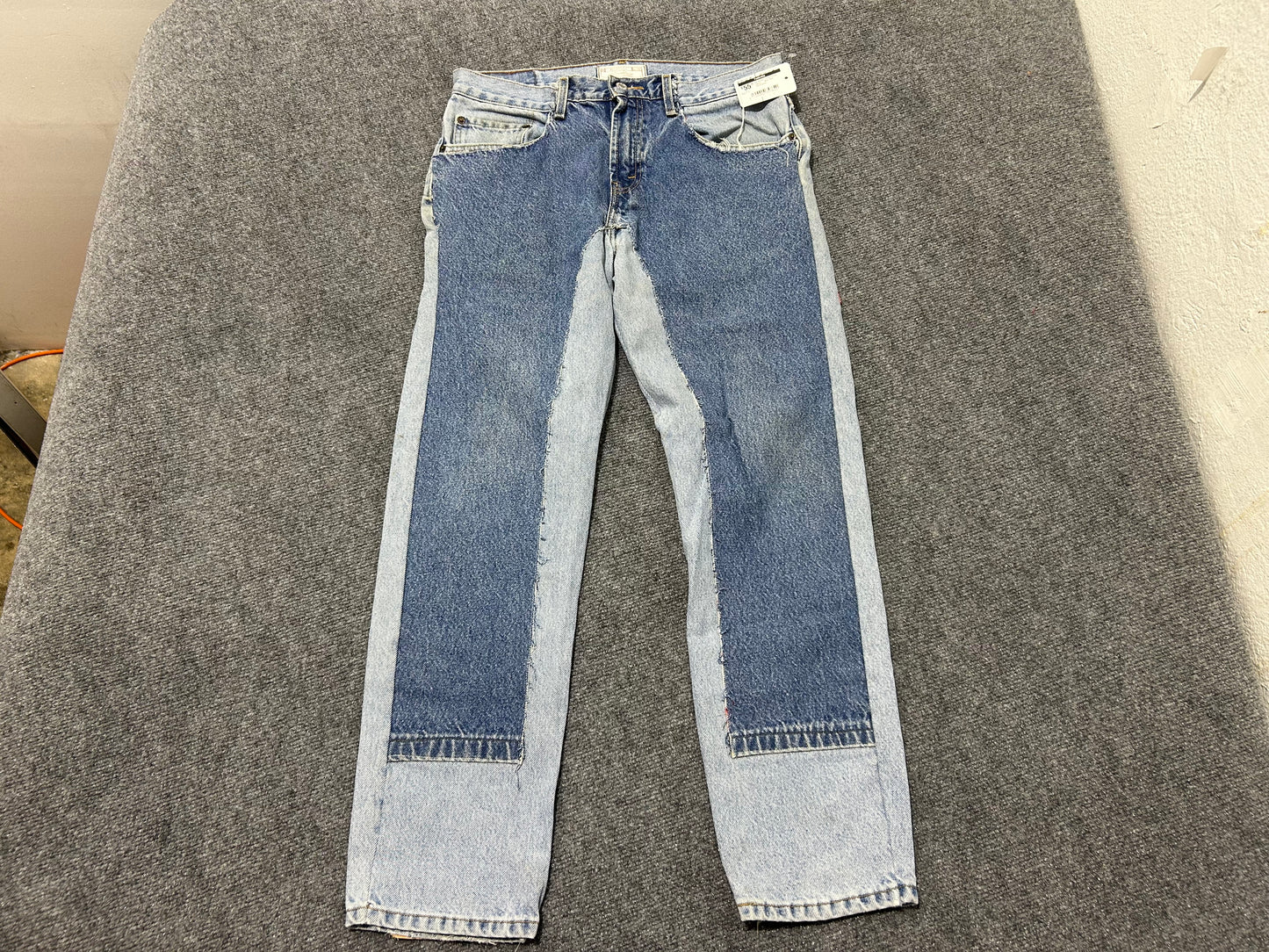 Reworked Levis Straus Jeans - Blue Size 33x30(con)