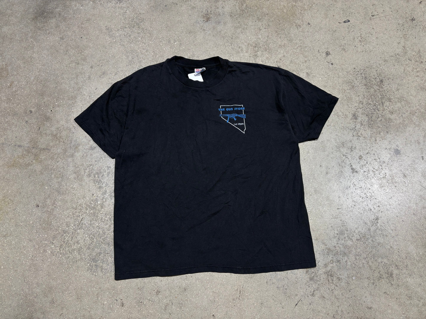 Las Vegas The Gun Store Tee - Black Size XL