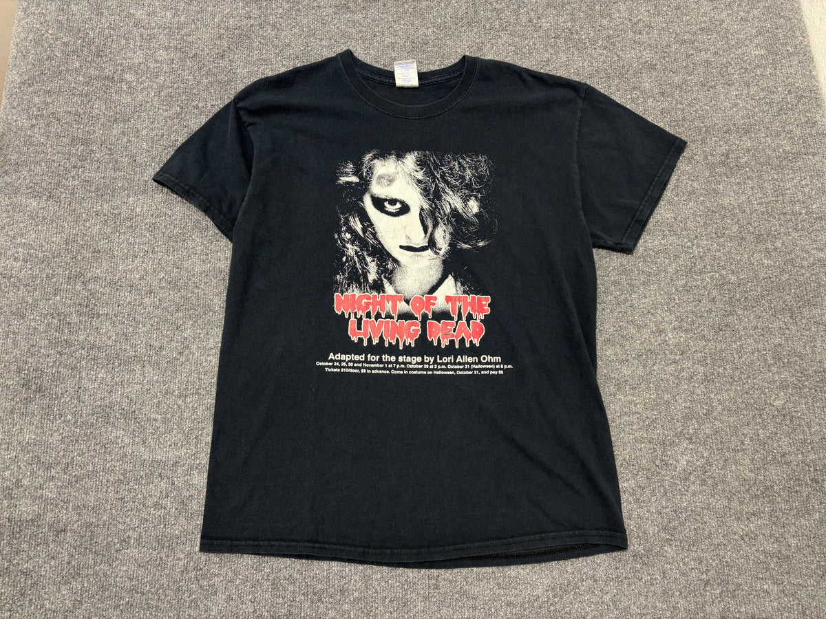 Night of the Living Dead Play Tee - Black Size Large