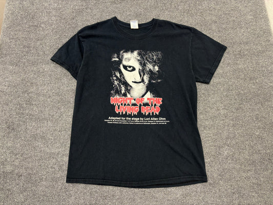 Night of the Living Dead Play Tee - Black Size Large