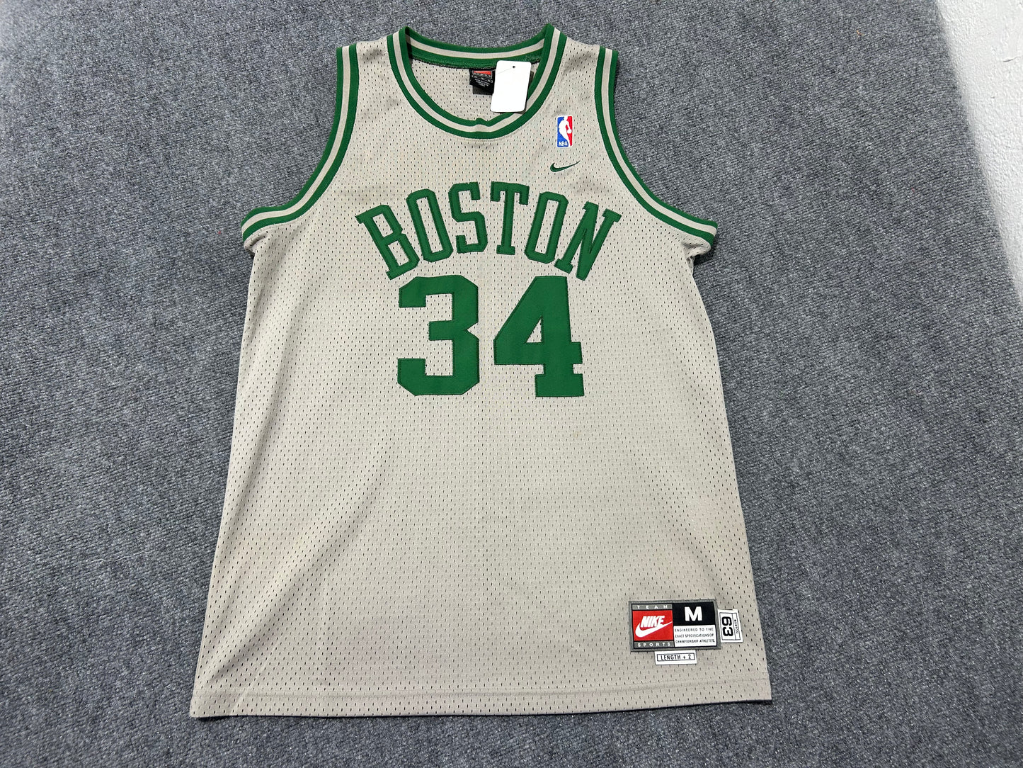 Boston Celtics Paul Pierce #34 Basketball Jersey - Gray size Medium