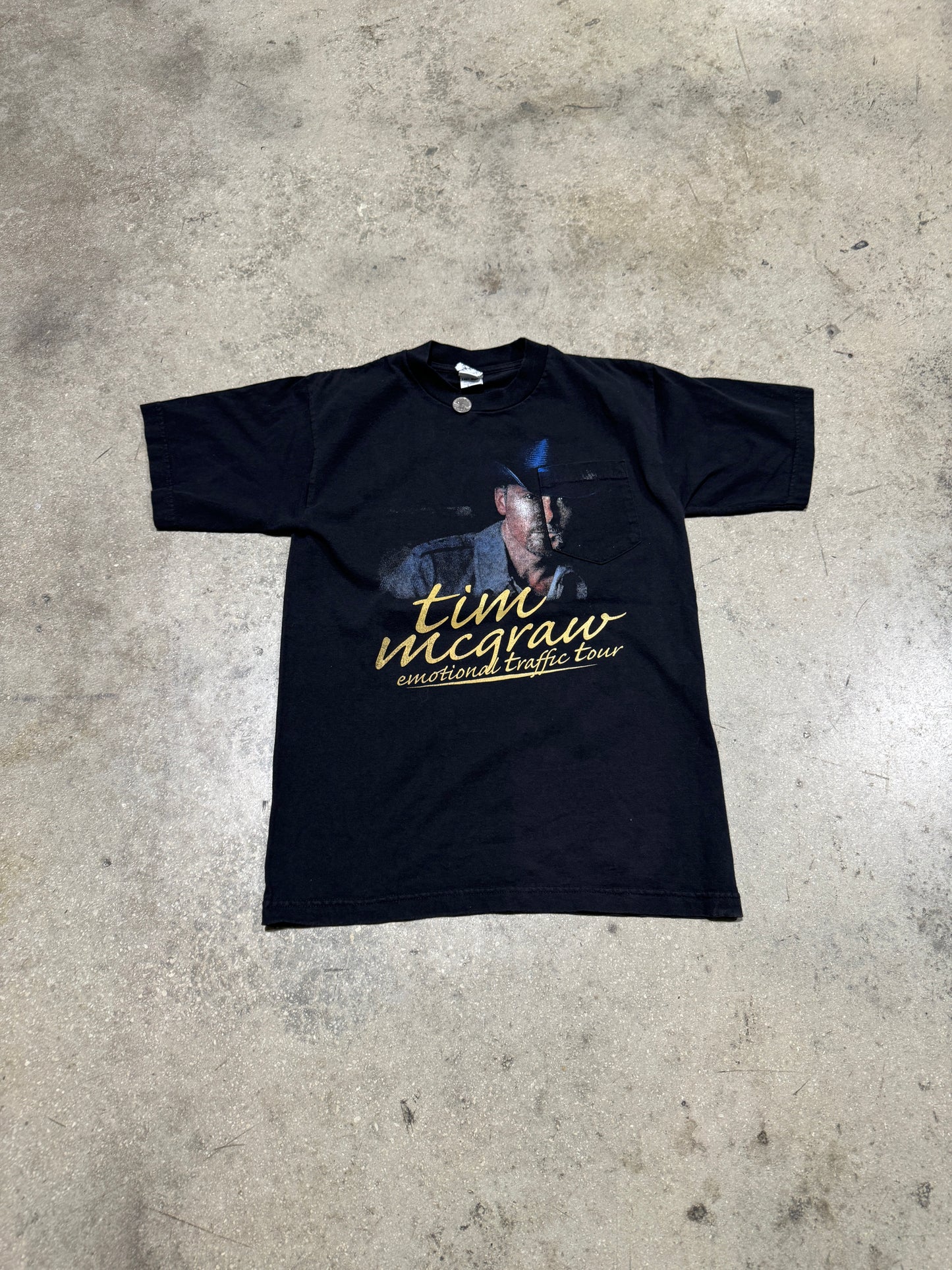 2011 Chrome Hearts Blank Tim McGraw Tee - Black Size Medium