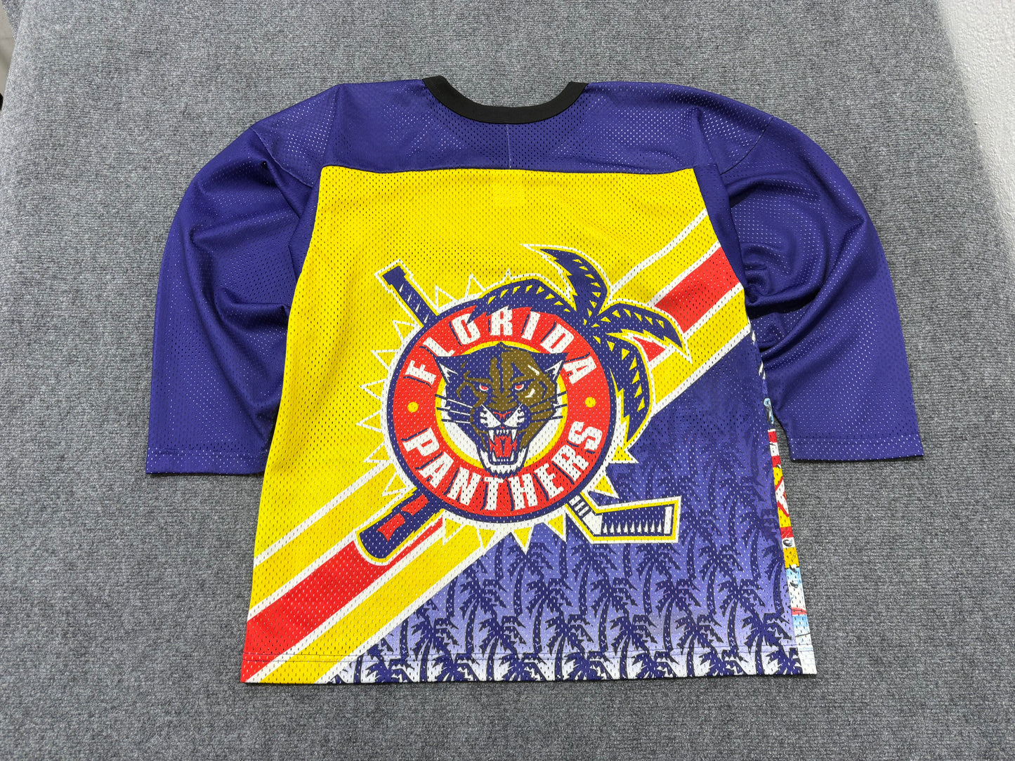 CCM Florida Panthers Breakthrough AOP Mesh Jersey - Blue Size Small/Medium
