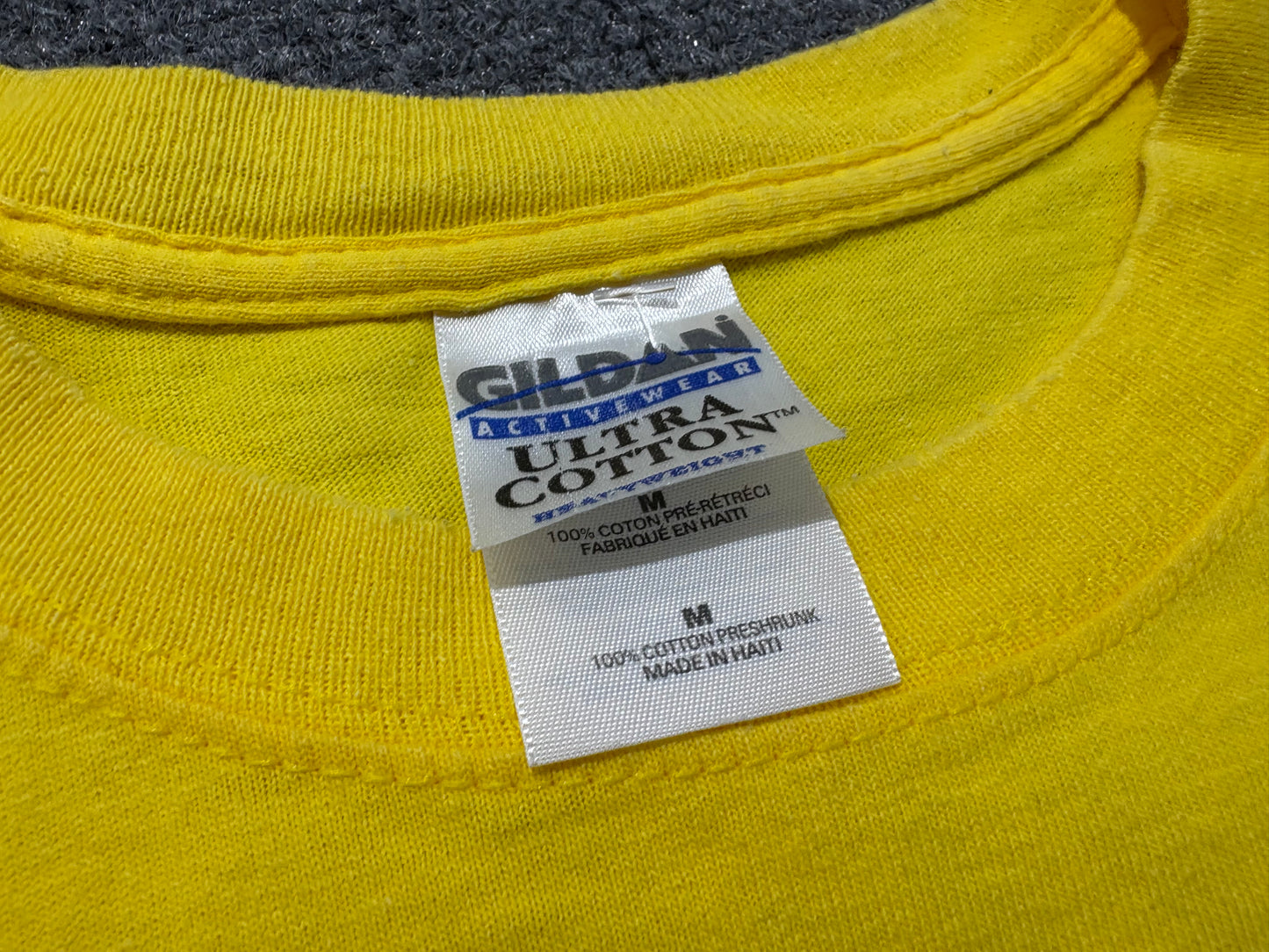 2007 Operation Game Tee - Yellow size Medium