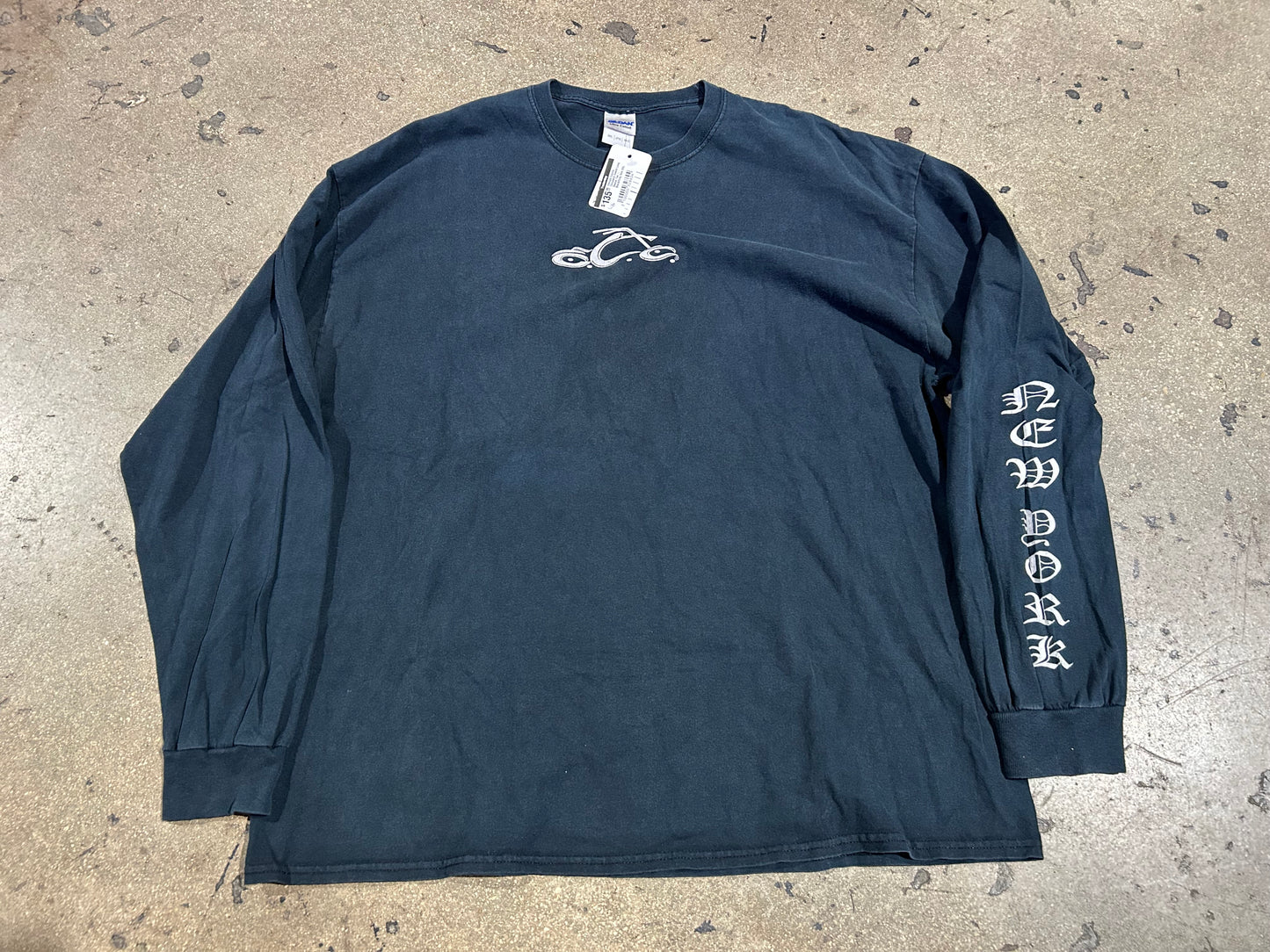 Orange County Choppers Sword Long Sleeve Tee - Black/Gray Size XXL