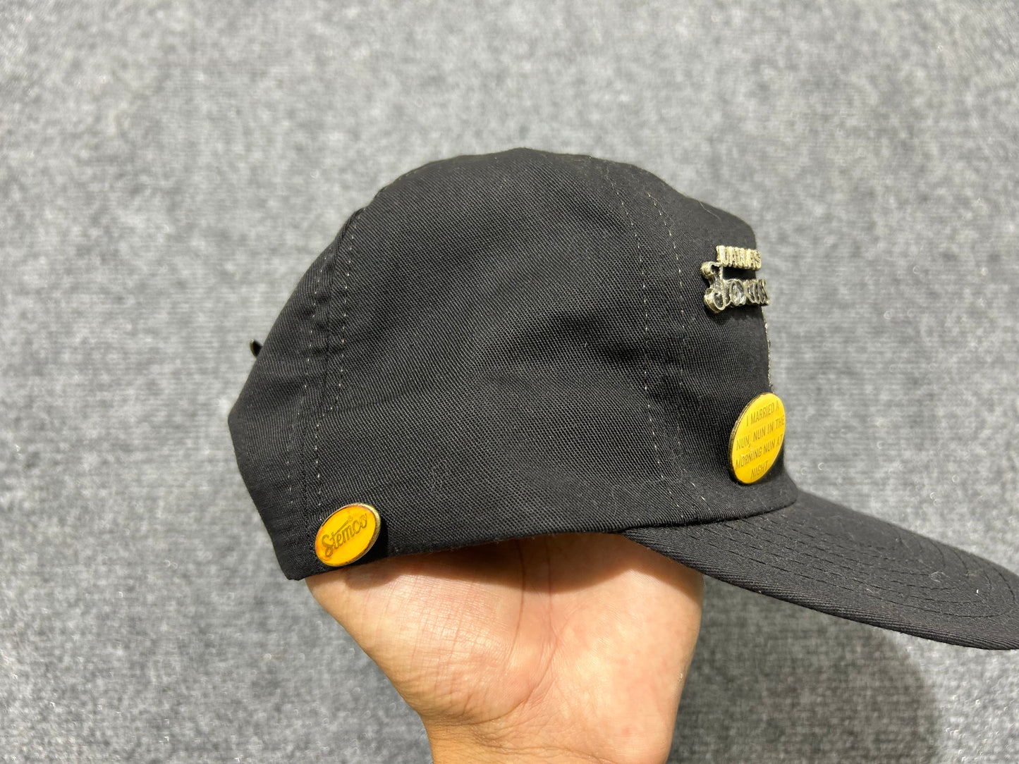 Self  Defense Gun 7 Pin Hat - Black