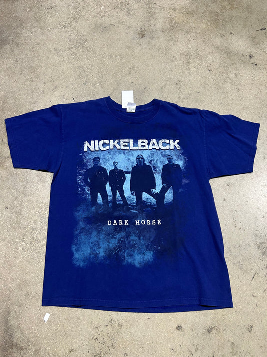 Nickleback Dark House TourTee - Navy Size XL