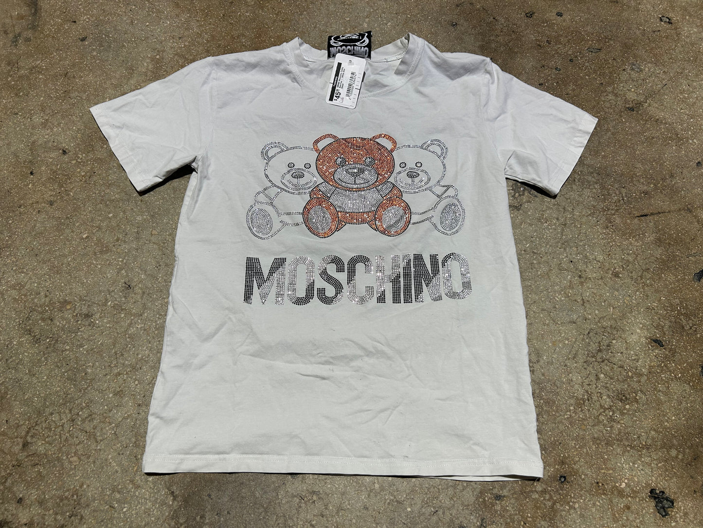 WMNS Moschino Teddy BearTee - White Size Small