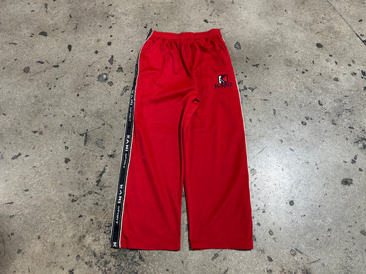 Karl Kani Track Pants - Red Size Medium