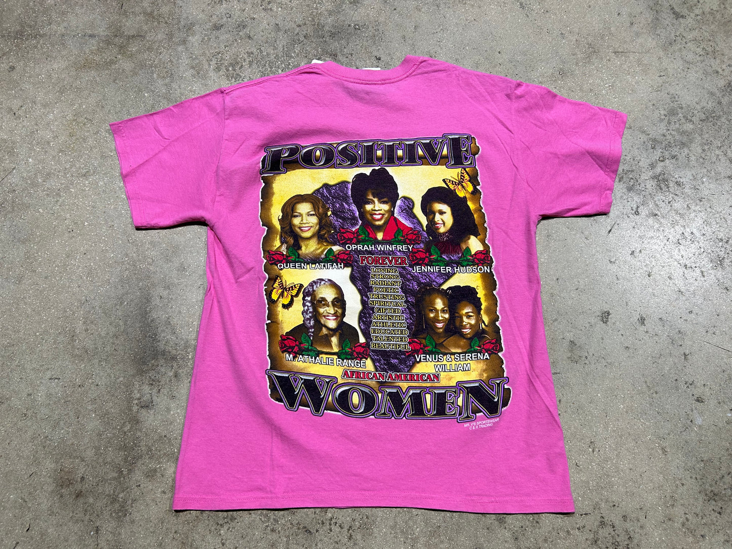 Black History Women Of Greatness Tee - Pink Size Large