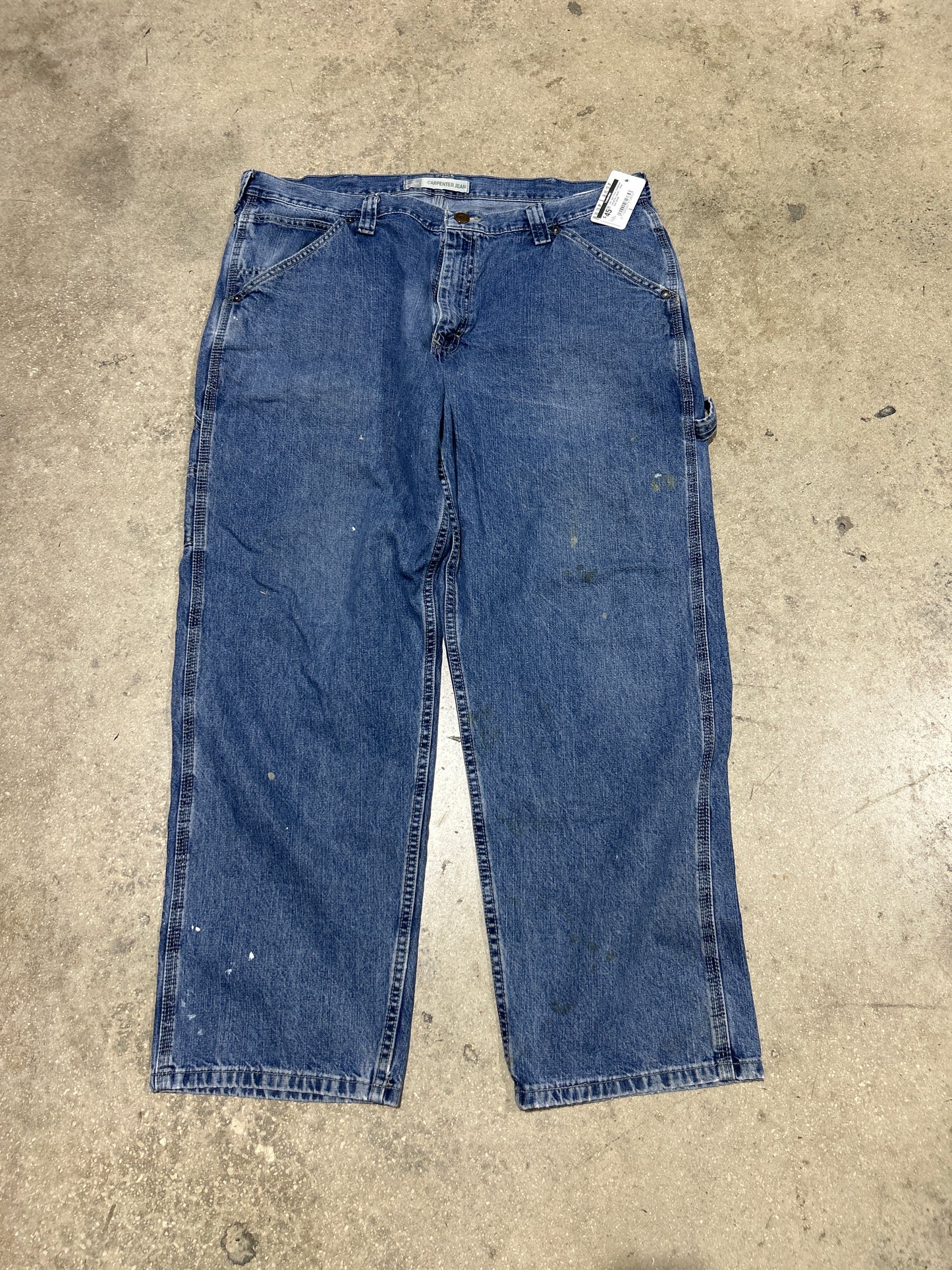 Lee Light Paint Splattered Carpenter Jeans - Blue Size 40x30