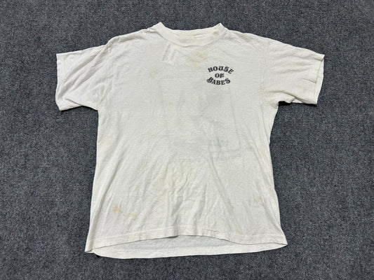 House Of Babes Tee - White size Large