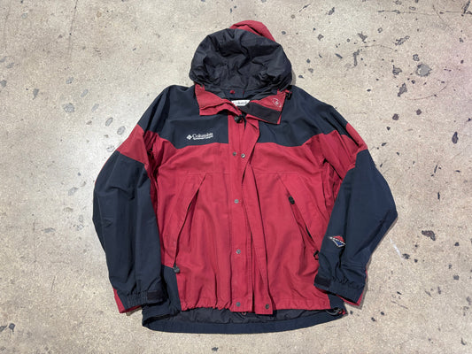 Columbia Rain Jacket - Brick Red Size Large