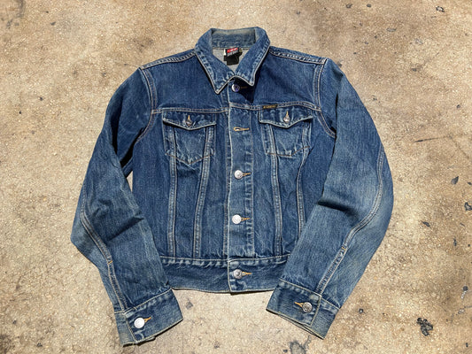 WMNS Diesel Trucker Denim Jacket - Blue Size Small