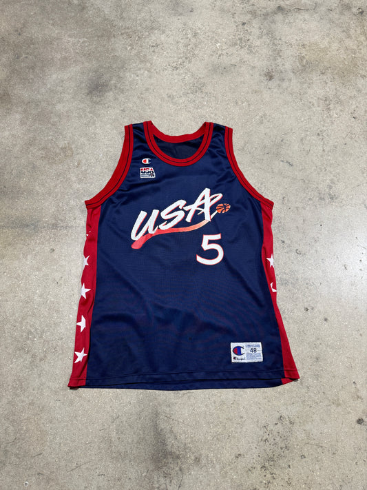 Champion Team USA Jersey - Grant Hill Size 48/XL