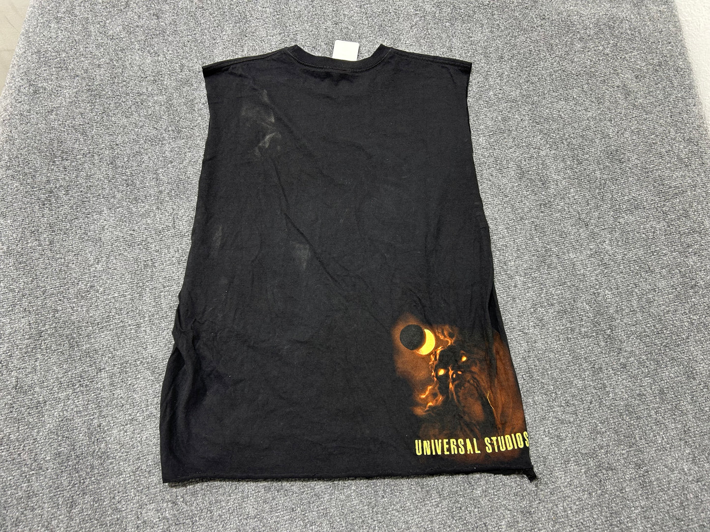 Cutoff Sleeveless Universal Studios Revenge Of The Mummy Tee - Black Size XL