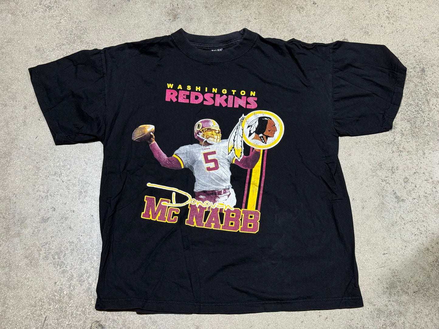 Washington Redskins McNabb Tee - Black Size XL