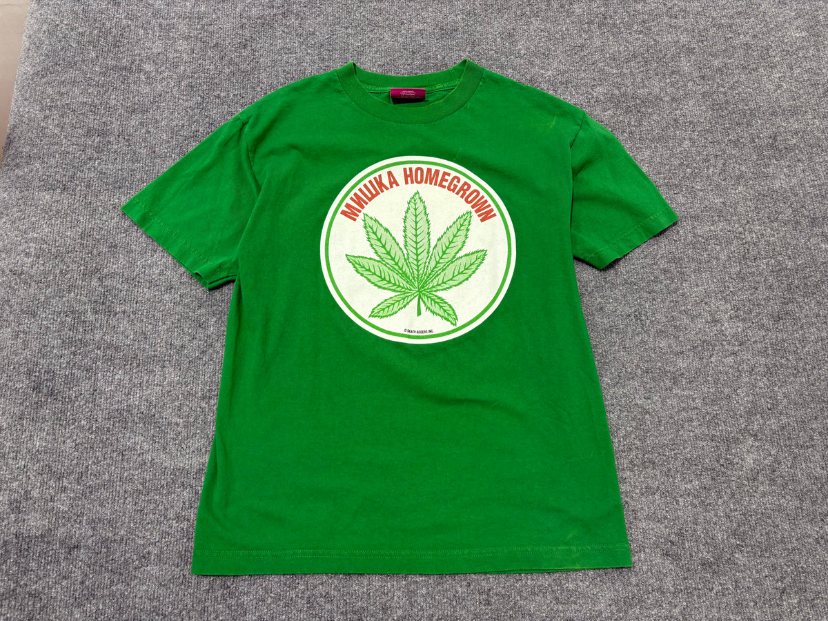Homegrown Weed Tee - Green Size Medium