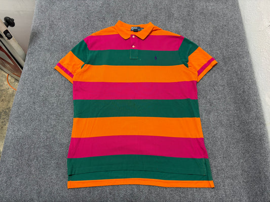 Polo Ralph Lauren Wide Striped Polo Shirt - Multicolor Size XXL