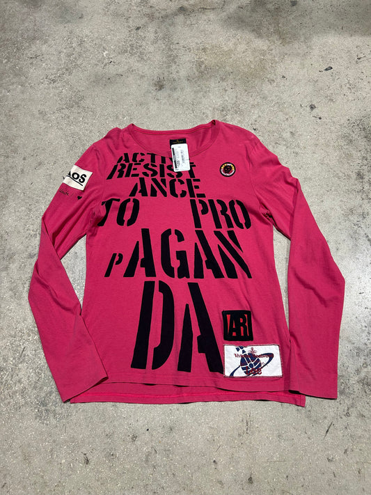 Vivienne Westwood x Lee Long Sleeve Tee - Pink Size Small