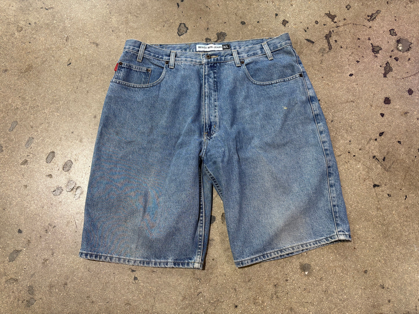 Bugle Boy Denim Jean Shorts - Light Wash Size 38