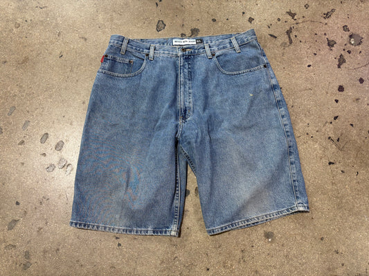 Bugle Boy Denim Jean Shorts - Light Wash Size 38