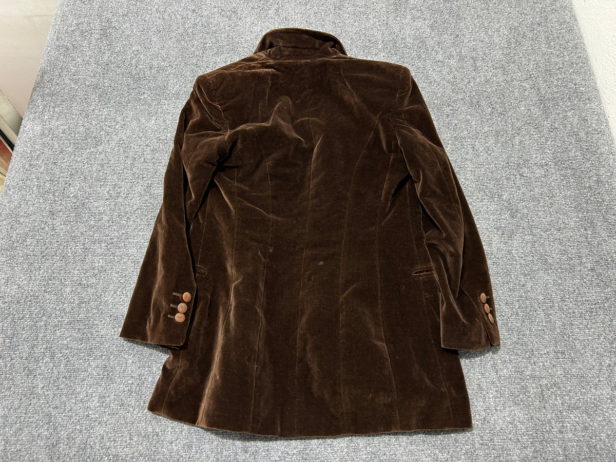 Iceberg Embroidered Dog Suit Jacket - Brown Size Large