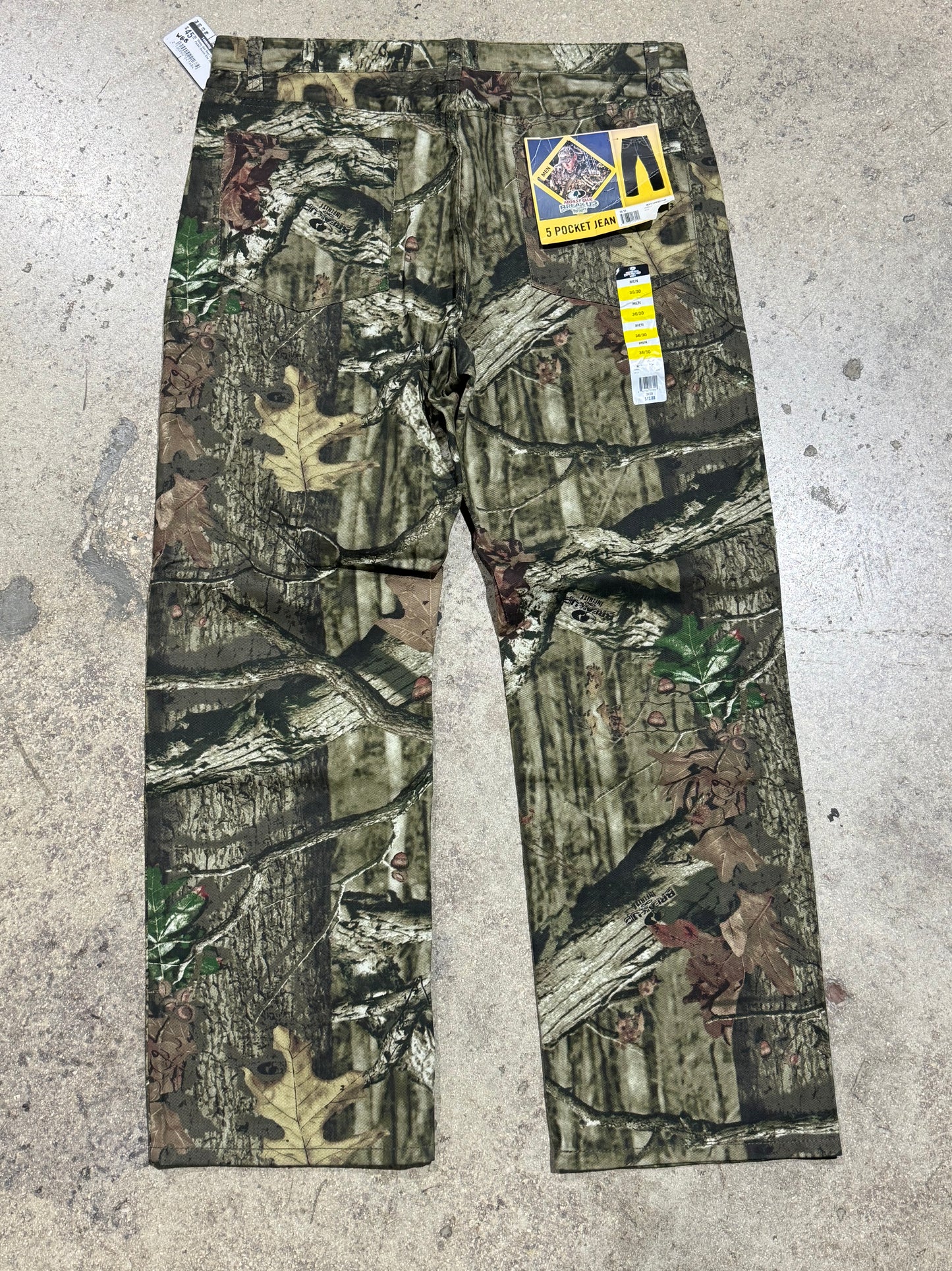 Mossy Oak Real Tree 5 Pocket Denim Size 36x30