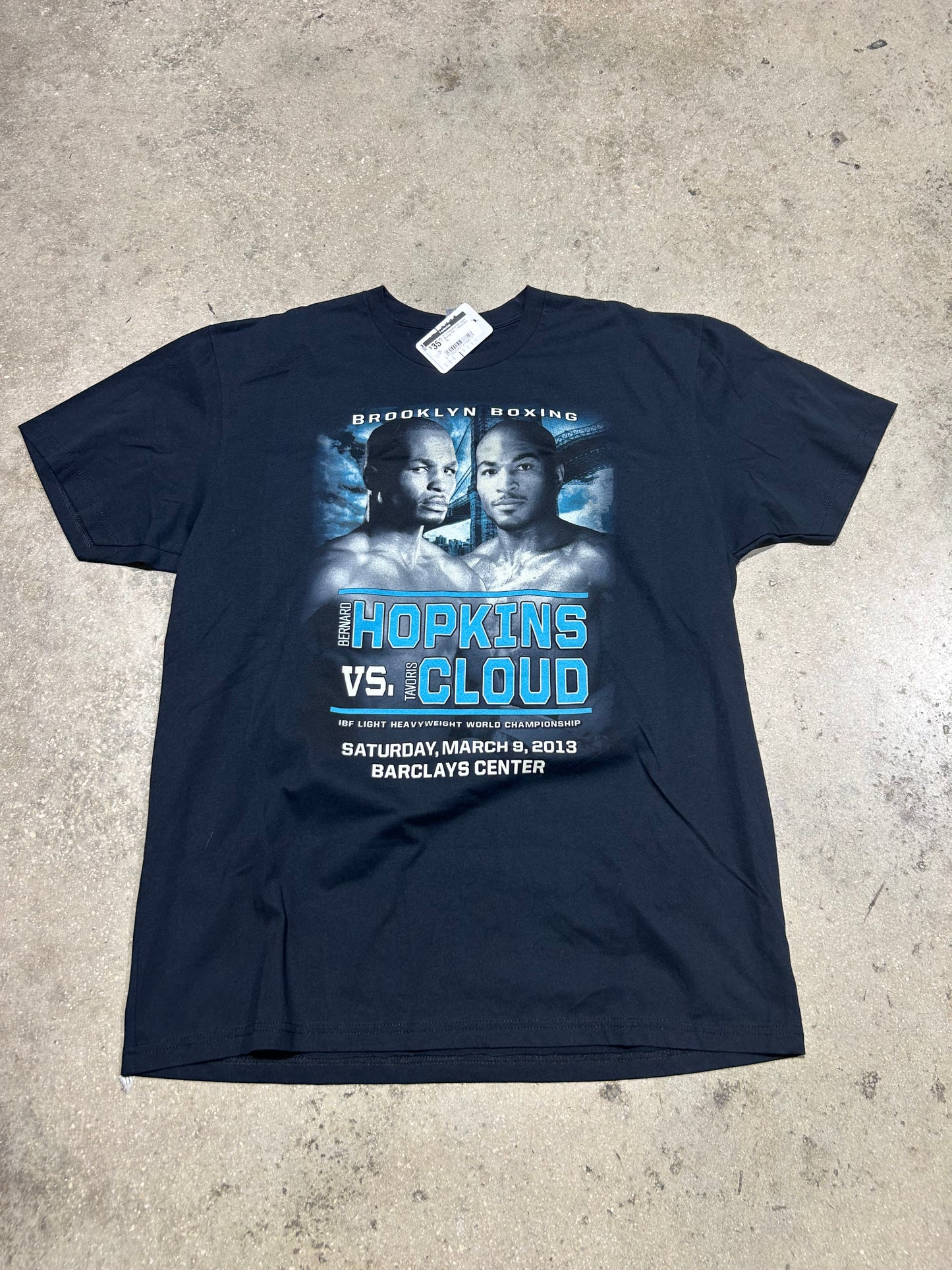 2013 Hopskins Vs. Cloud Boxing Tee - Black Size XL