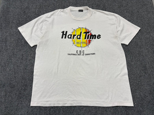 Hardtime Hotel California Corrections Tee - White Size XXL