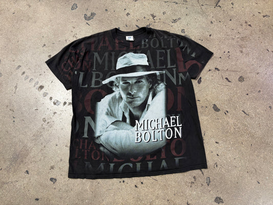 1996 Michael Bolton Tour Tee - Black Size XL