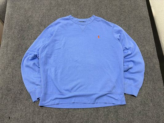 Polo Ralph Lauren Crewneck Sweatshirt - Blue Size XXL