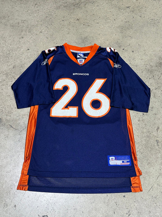 Denver Broncos Clinton Portis Football Jersey - Navy Size Medium