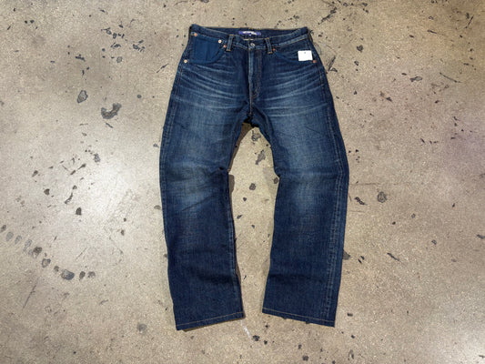 Junya Watanabe x Comme Des Garcons Canvas Selvedge Denim Jeans - Blue Size Medium