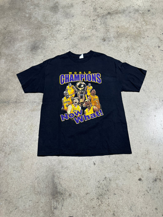 2009 LA Lakers Haters Tee - Black Size XL