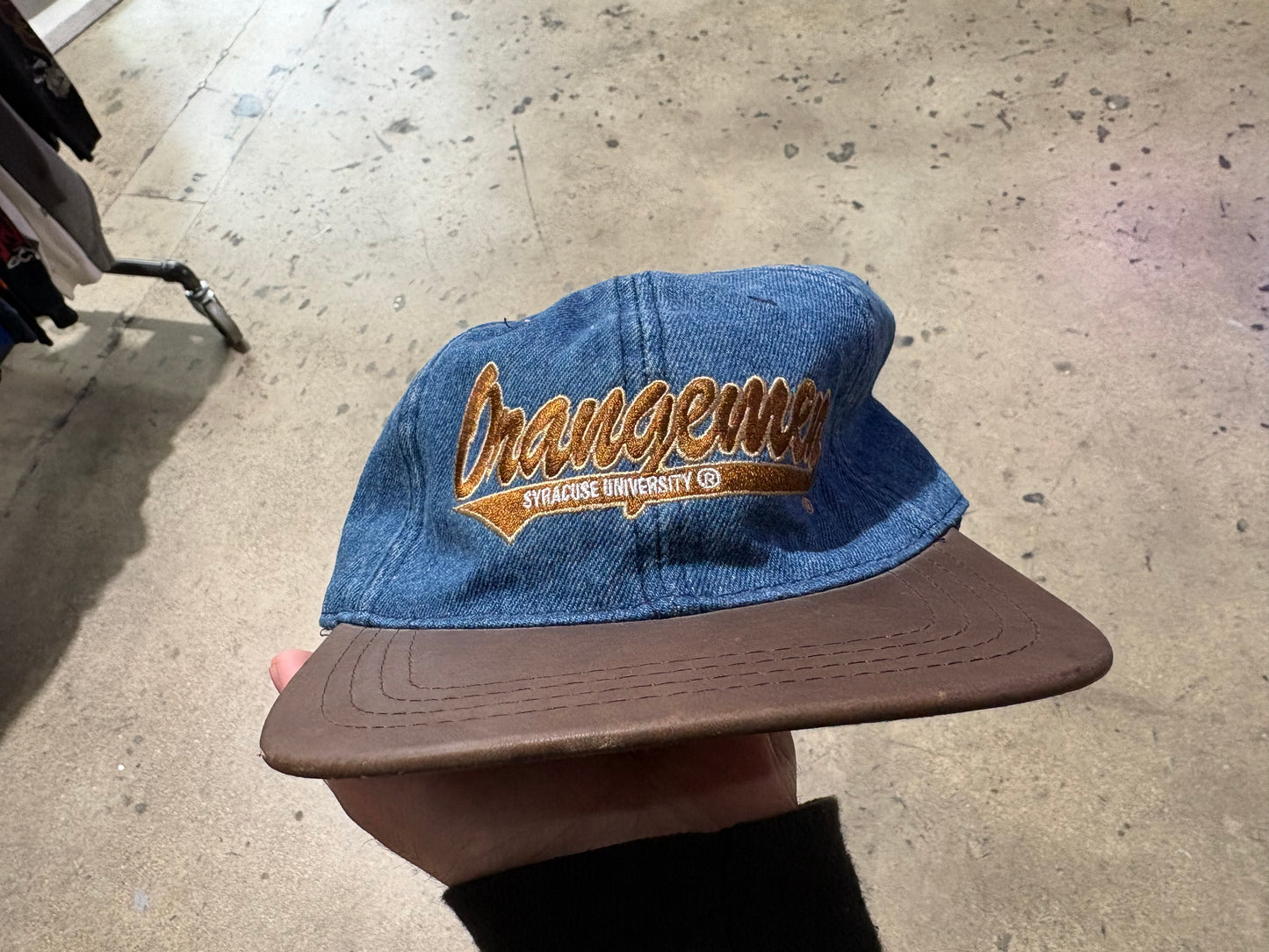Syracuse University Denim Hat - Blue / Brown