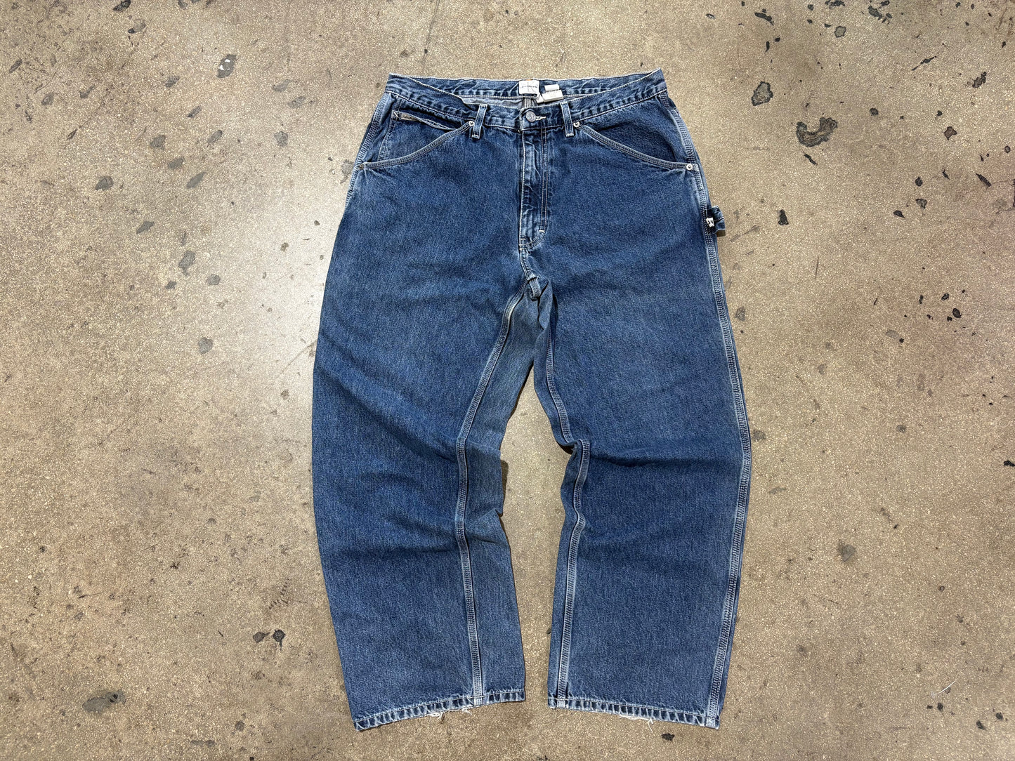 Clavin Klein Baggy Carpenter Denim Jeans - Blue Size 36