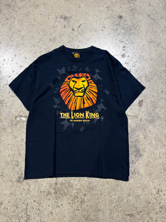 The Lion King Broadway Musical Tee - Black Size XL (22.5 x 29.5)