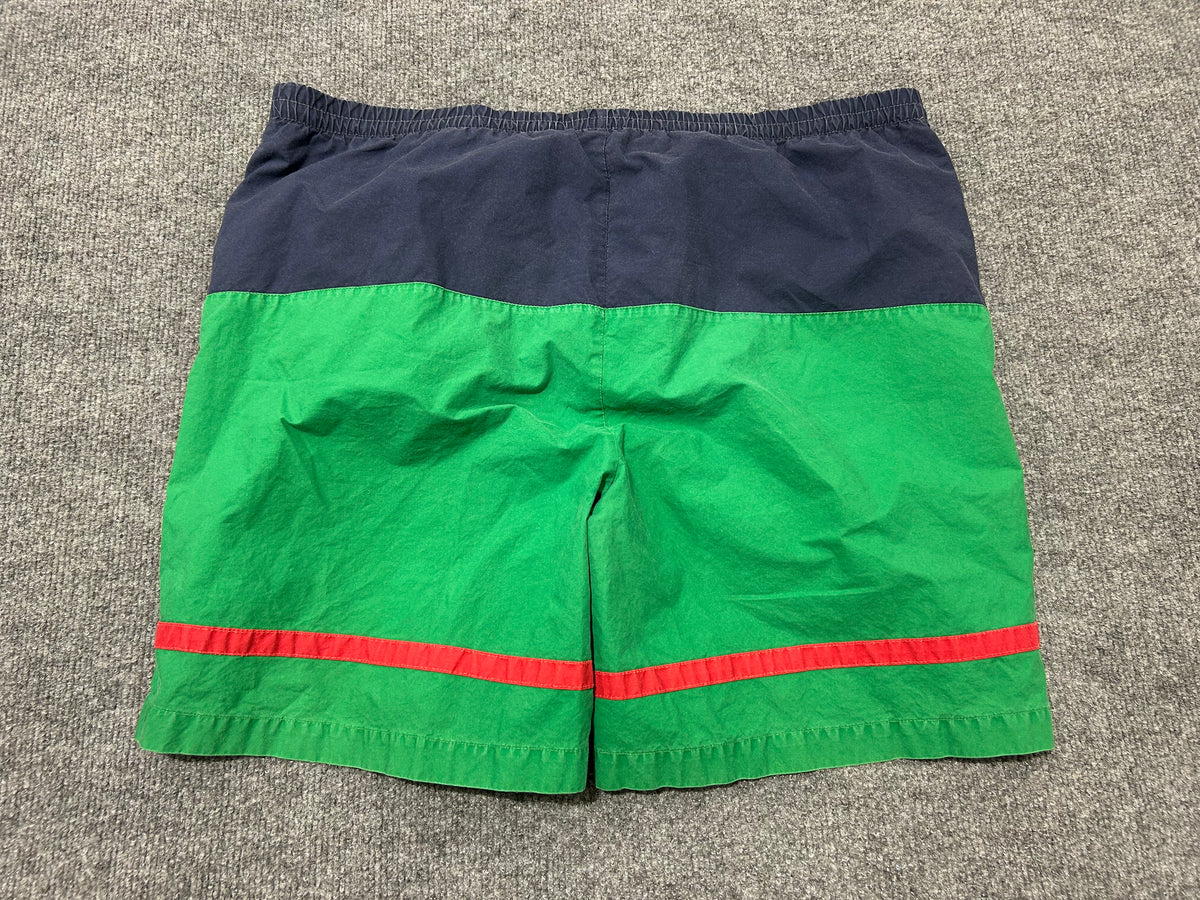 Ralph Lauren Polo Swim Shorts - Navy/Green/Red Size XL