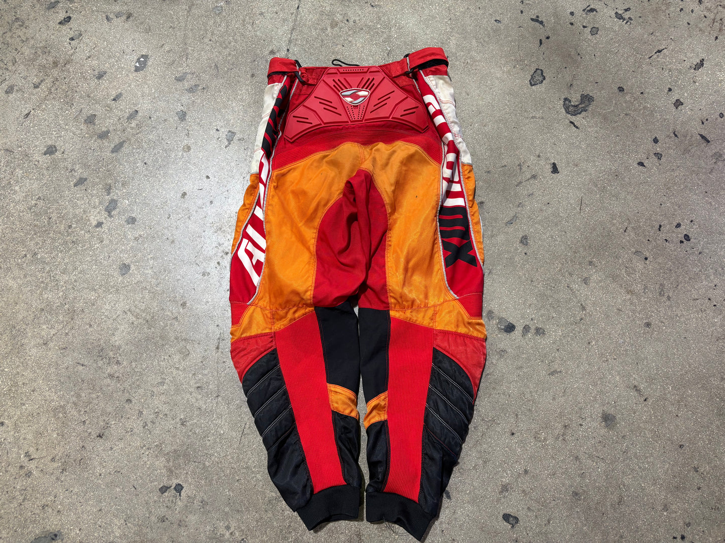 Alloy MX-1 Motocross Pants - Orange/Red Size Medium