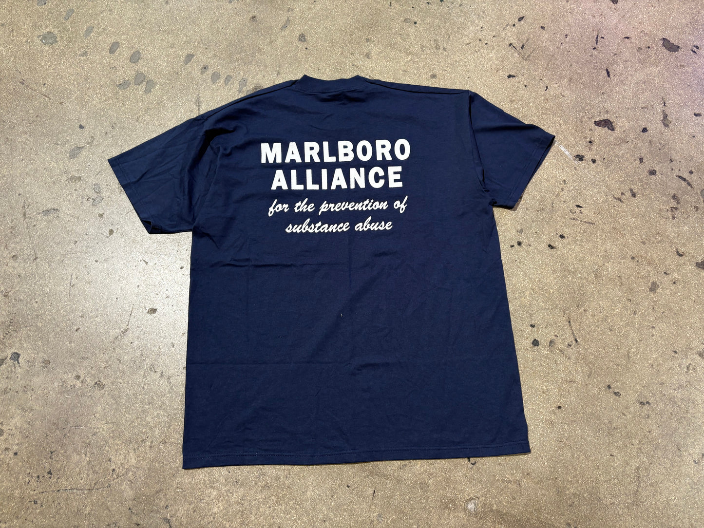 Marlboro Alliance Tee - Navy Size XL