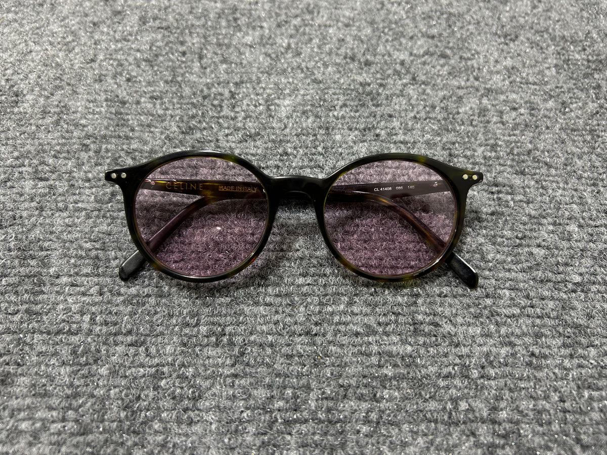 Celine Round Glasses - Tortoise