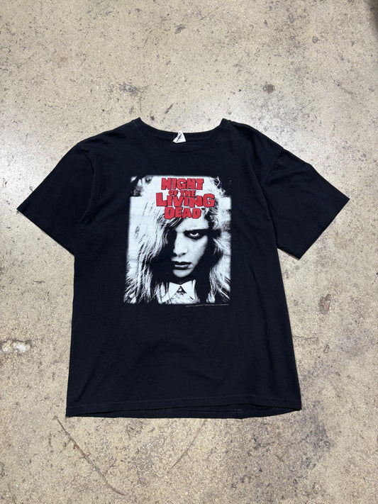 2009 Night of the Living Dead Female Zombie Tee - Black Size Large (22 x 28.5)